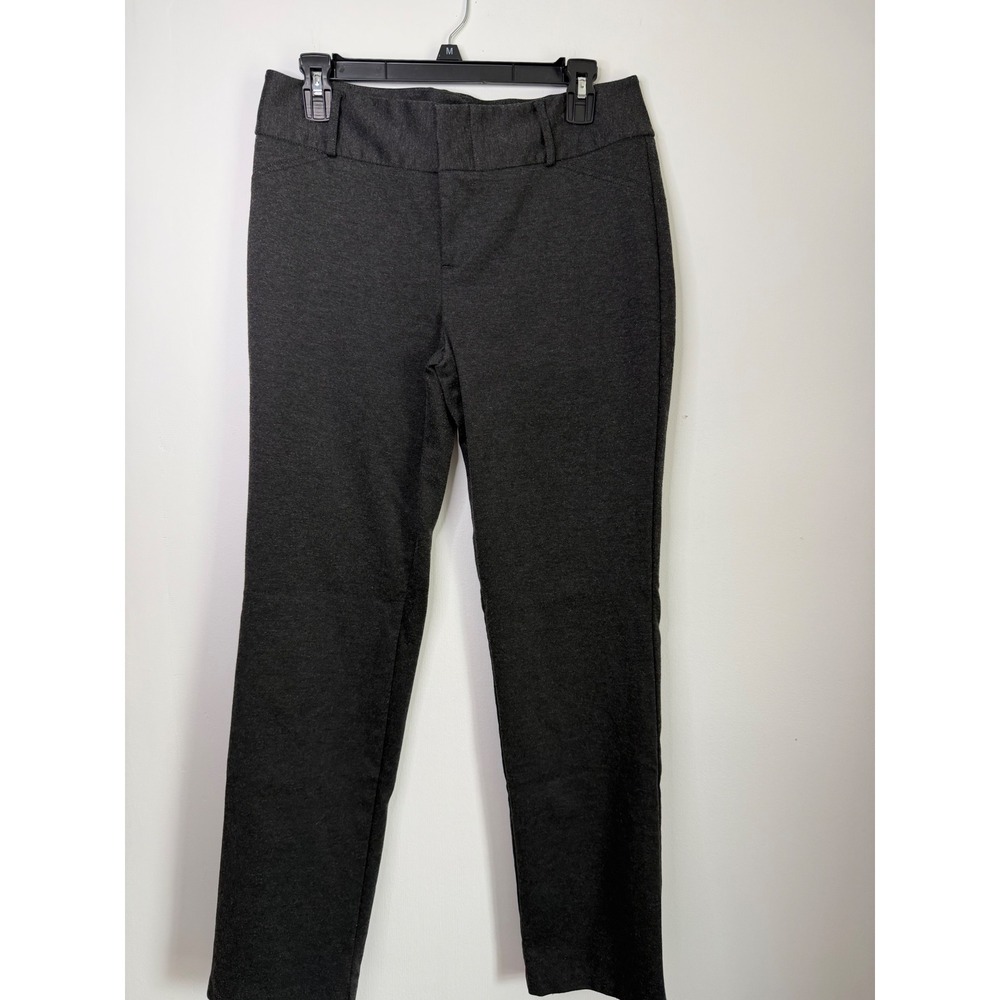 Michael Kors Charcoal Grey Tailored Straight Leg Dress Pants Womens 10